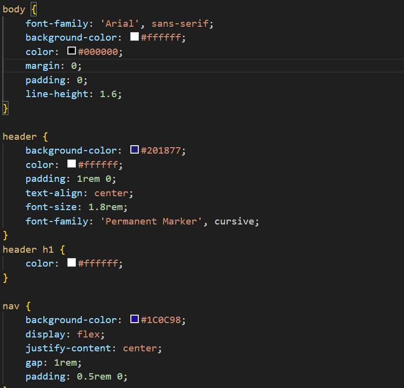 CSS Code