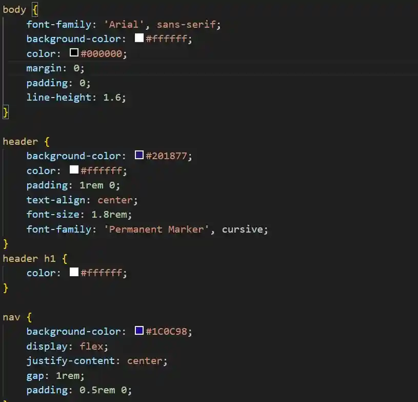 CSS Code
