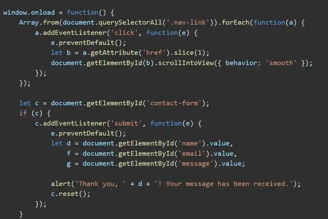 JavaScript Code